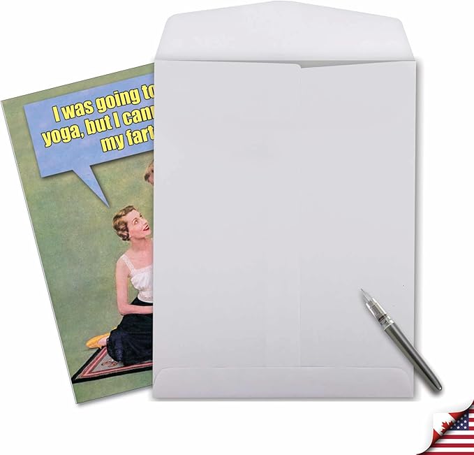 NobleWorks Oversize Hilarious Birthday Greeting Card 8.5 x 11 Inch with Envelope (1 Pack) Large Jumbo Bday Trust My Farts J1408