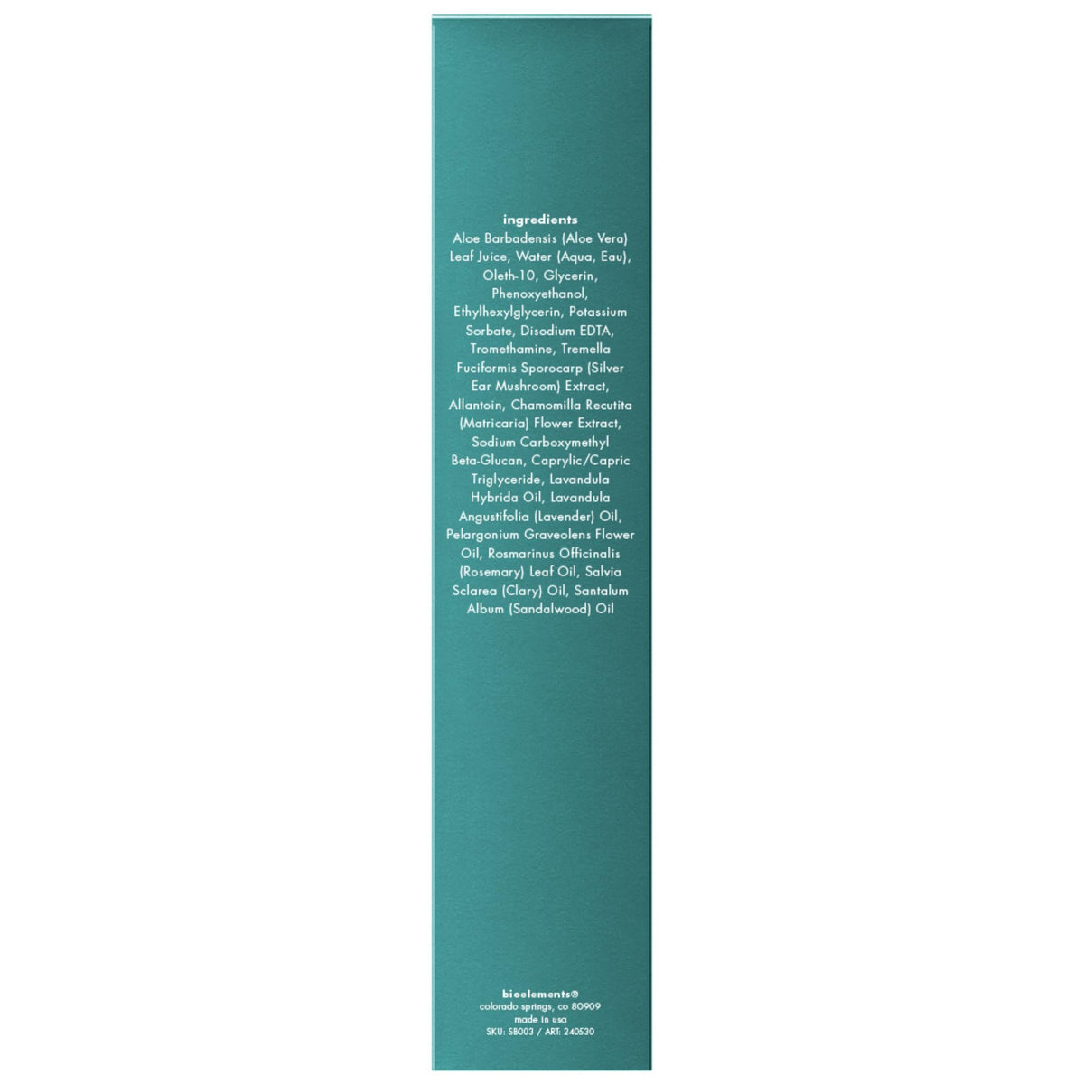 Bioelements Soothing Reset Mist - 3.7 oz - Hydrating, Soothing Toner for Sensitive & Dry Skin - Vegan, Gluten Free - Never Tested on Animals