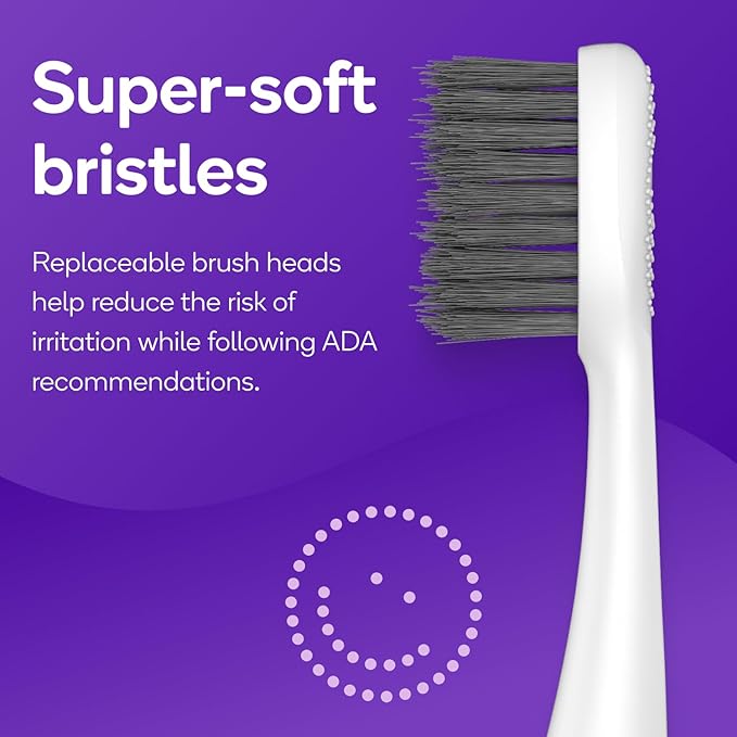 Burst Nova Toothbrush (Orange) | Sonic Powered Teeth Whitening | Super-Soft Bristles | 18000 VPM | 2 Minute Timer | Aluminum Handle | Replaceable Brush Head | Compact Size | with AAA Battery