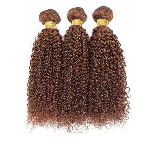 Condescension Human Hair Bundles 18 20 22 Inch Blonde Light Brown Jerry Curly Bundles Human Hair Unprocessed Brazilian Virgin Quick Weave Hair for Black Women