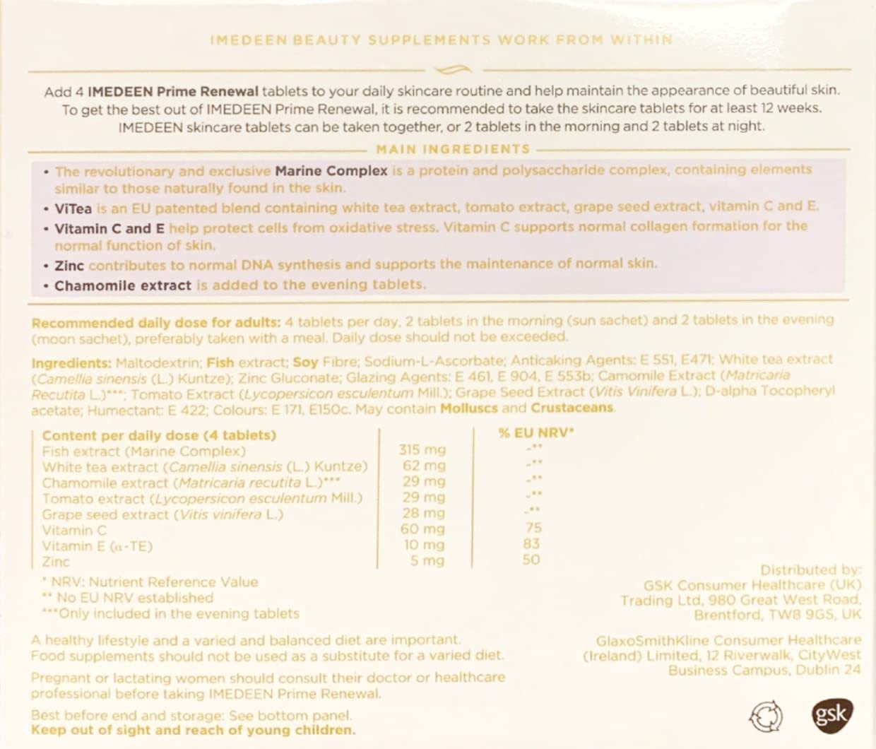 Imedeen Prime Renewal (3 Months Supply) 360 tabs