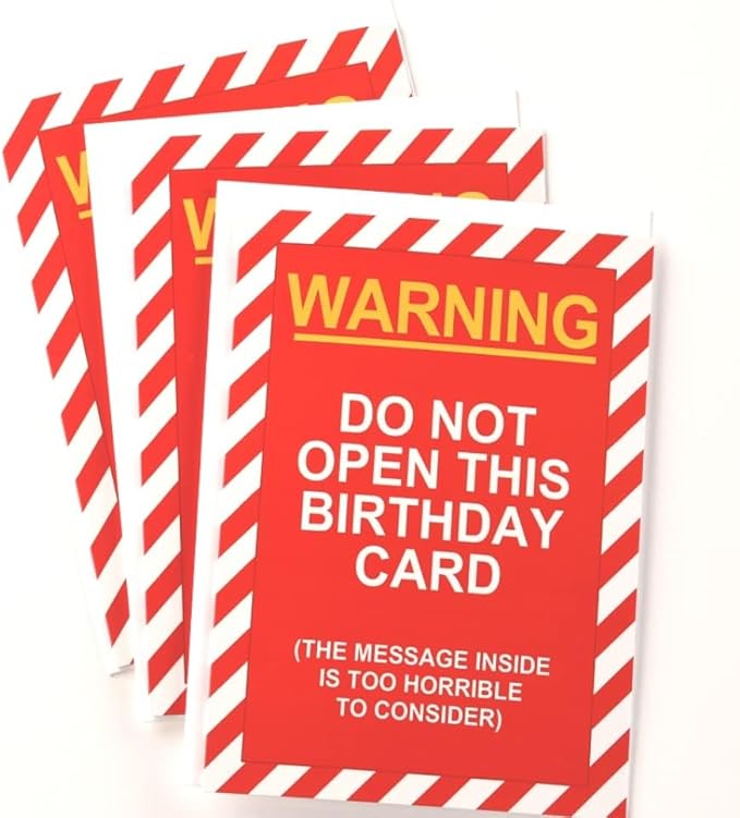 SHADE TREE GREETINGS Funny Adult Birthday Greeting Card (5" x 7") by Smart Alex | 3 Pack + 3 Envelopes (You're F'ing Old)