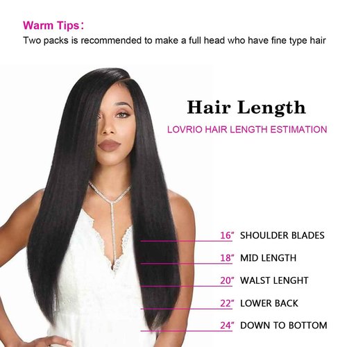 Lovrio Yaki Clip in Human Hair Extensioins Rooted Natural Black to Piano Black #1B With Camamel Blonde Color #27 Two Tone Yaki Straight Clip ins Remy Human Hair for Full Head 120g 20inch 7pcs 17 Clips