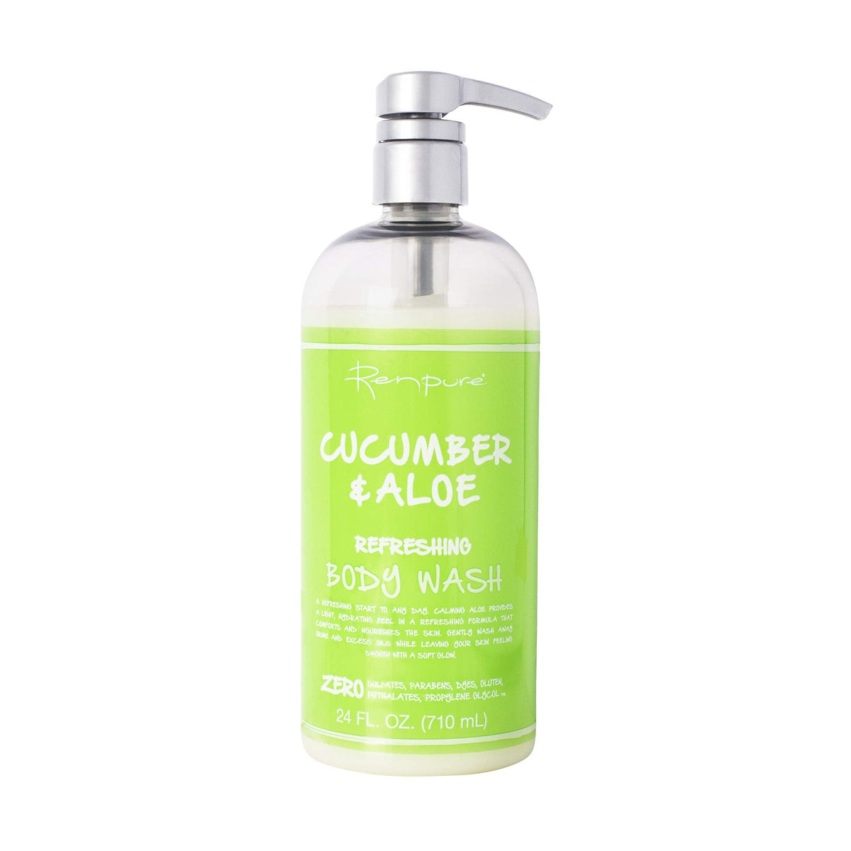 Renpure Originals Cucumber & Aloe Refreshing Body Wash, 24 Ounce