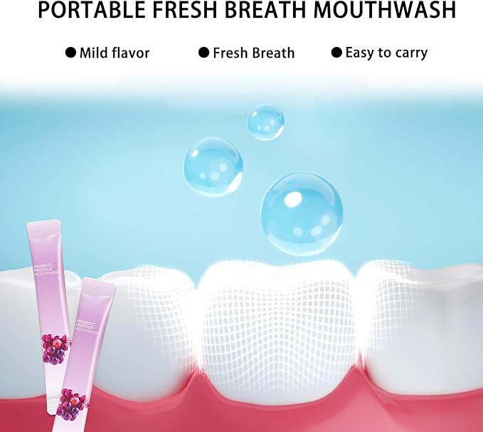 60PCS Travel Size Mouthwash,Portable Mini Mouthwash,Long-Lasting Freshness Travel Mouth Wash for Oral Care A21