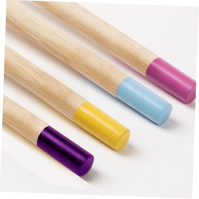 Homoyoyo 6PCS Toothbrush with Colorful Ergonomic Handles Soft Bristles for Gentle Oral Hygiene Environmentally Friendly Toothbrushes