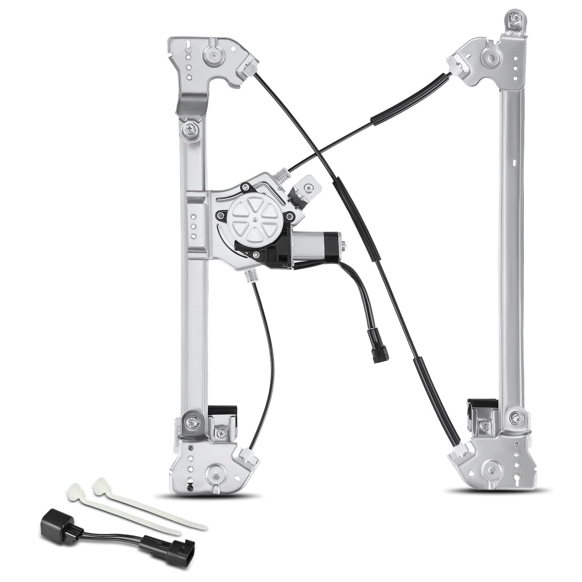 YHTAUTO Front Passenger Side Power Window Regulator With 2-Pin Motor Assembly for Ford F-150 2004-2008 & Lincoln Mark LT 2006-20