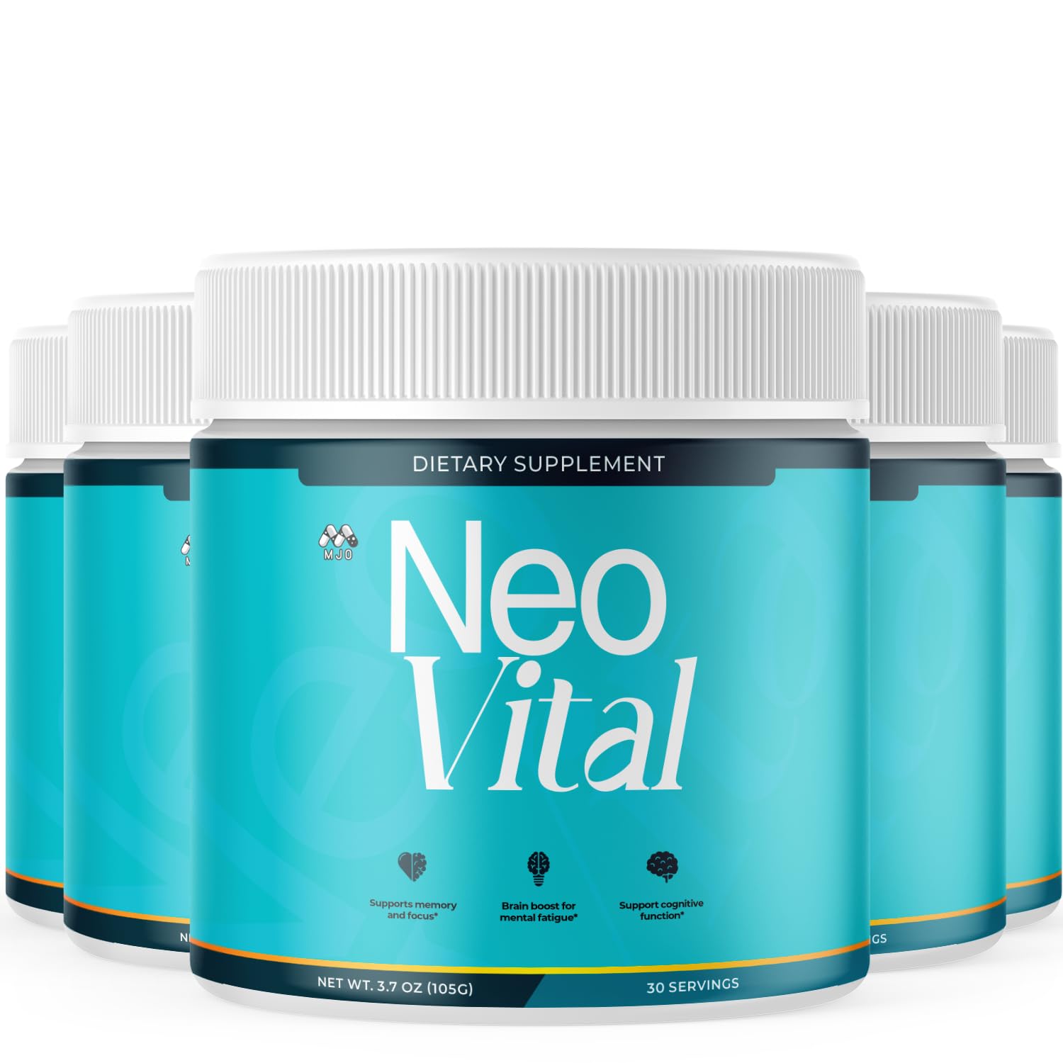 (5 Pack) Neo Vital Powder, Official NeoVital Powder Mixture with All Natural Ingredients, Neo Vital Advanced Formula Health & Overall Wellness Support with Maximum Strength Multivitamin (150 Servings)