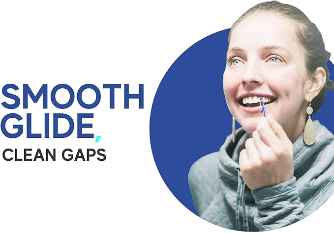 450 Individually Wrapped Floss Picks - Multi-Color Travel Floss Picks - Easy Grip Disposable Floss Picks - Dental Flossers for Teeth - Gently Removes Plaque & Food Particles Between Teeth