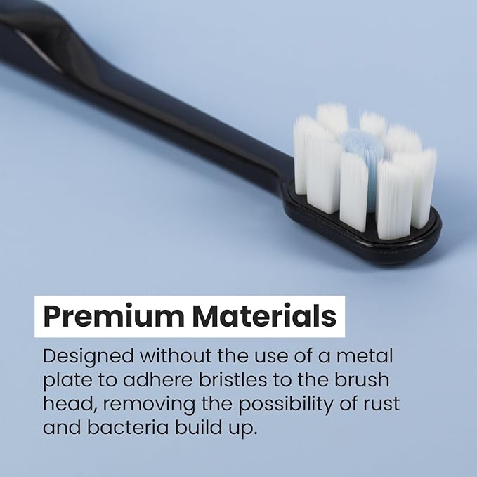 Lindo Polishing Toothbrush - for Sensitive Gums and Teeth, 12000+ Ultra Fine Bristles, Soft and Gentle, Deep Clean, Pack of 4 (Blue, Gray, Beige, Black) (Light Gray, Pink, Green, Peach, 4 Pack)