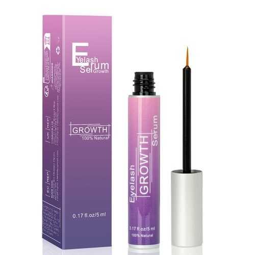 Premium Eyelash Growth Serum, Eyebrow Growth Serum, 18 Plant Extracts for Advanced Lashes Enhancer Longer, Fuller and Thicker, Natural Beauty Enhancement (4.67ml)
