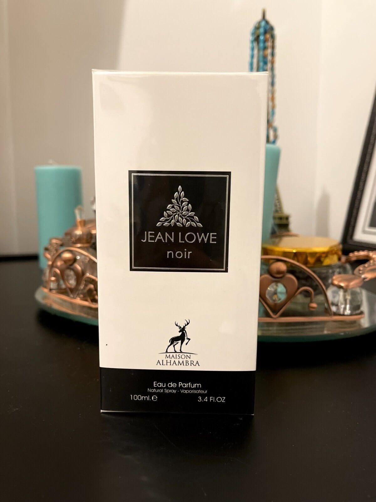 Jean Lowe Noir by Maison Alhambra for Men - 3.4 oz EDP Spray