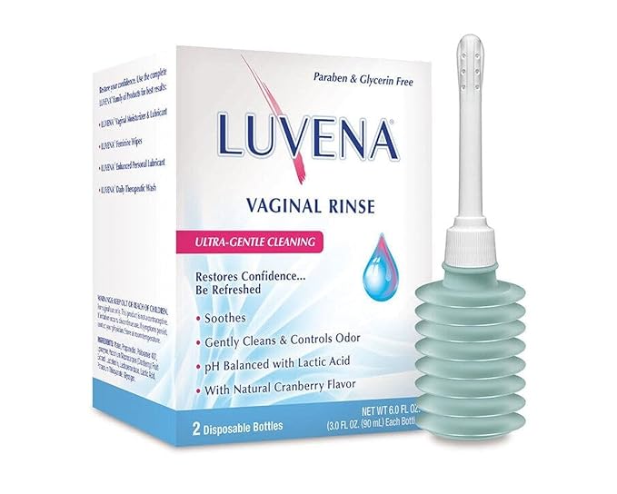 Luvena Daily Personal Feminine Rinse - Ultra Gentle Wash to Maintain Freshness & Resist Odor - pH Balanced, Paraben Free - Soothing (2 Pack, 3oz Bottles)