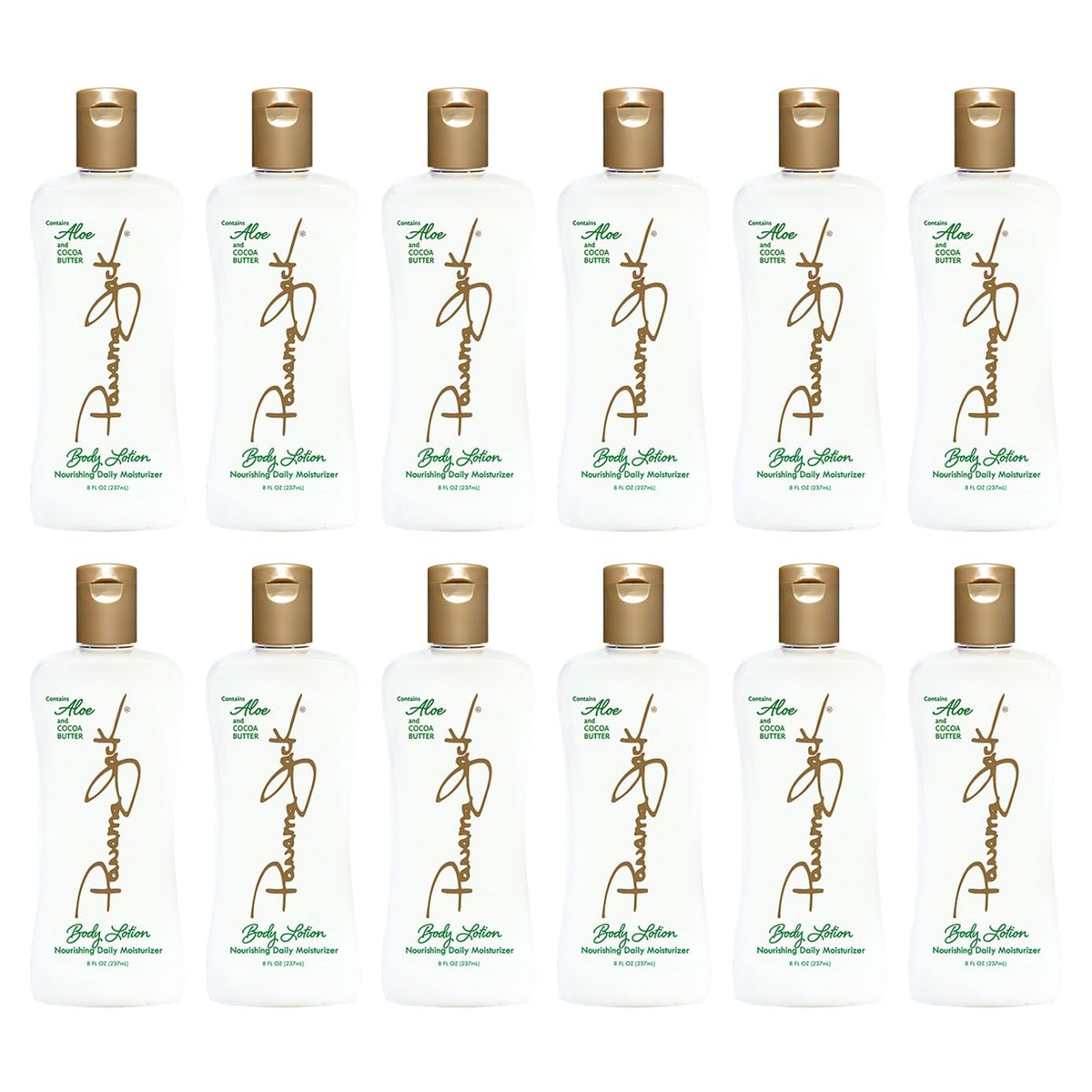 Panama Jack Aloe Moisturizer Lotion - After Sun Daily Skincare, Contains Aloe, Cocoa Butter, Olive Oils with Vitamin E, 8 FL OZ (Pack of 2)