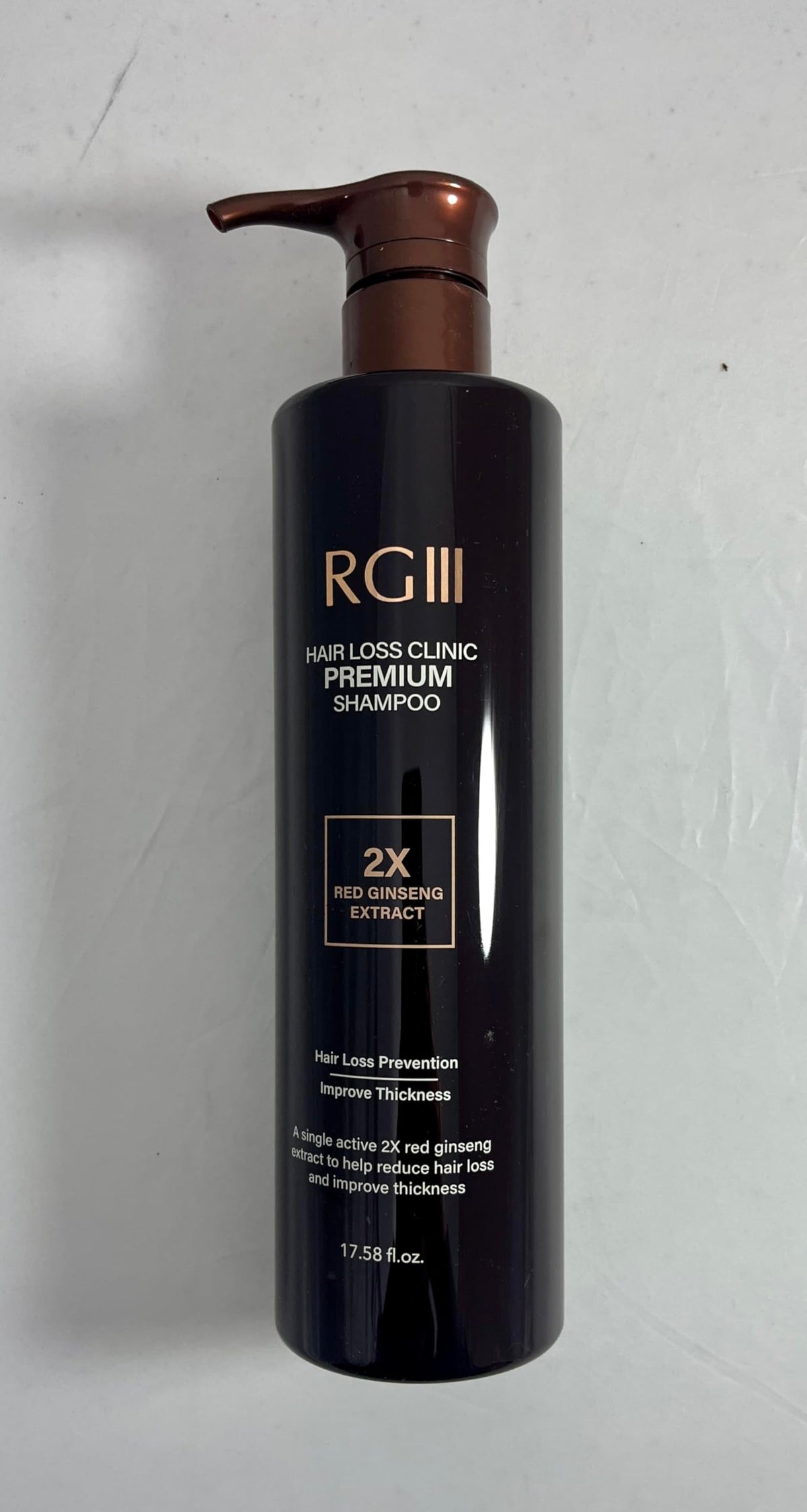 RG3 RGIII PREMIUM HAIR LOSS CLINIC SHAMPOO (ONE BOTTLE)