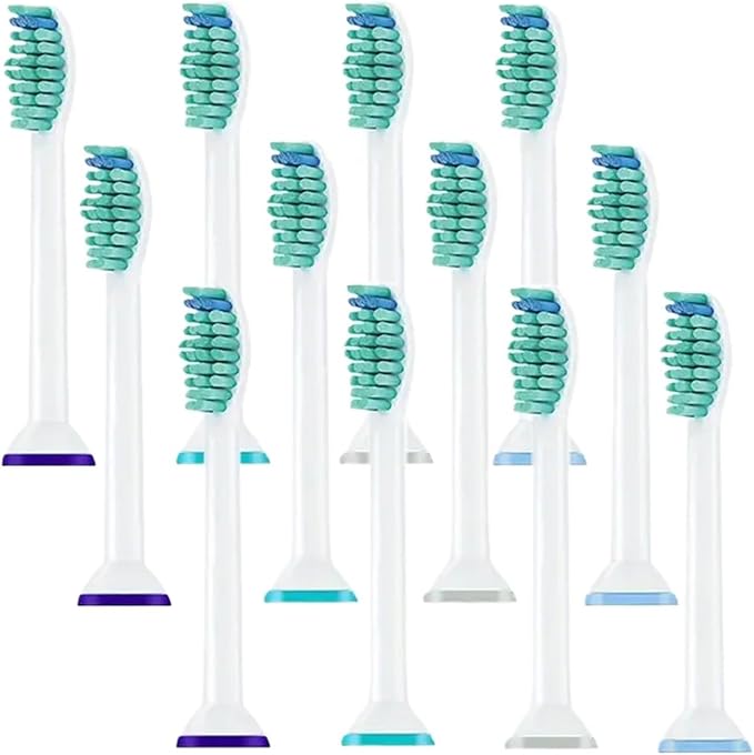 4pcs，Compatible for Electric Toothbrush Replacement Heads Soft Bristles Tooth Brush(12pcs)