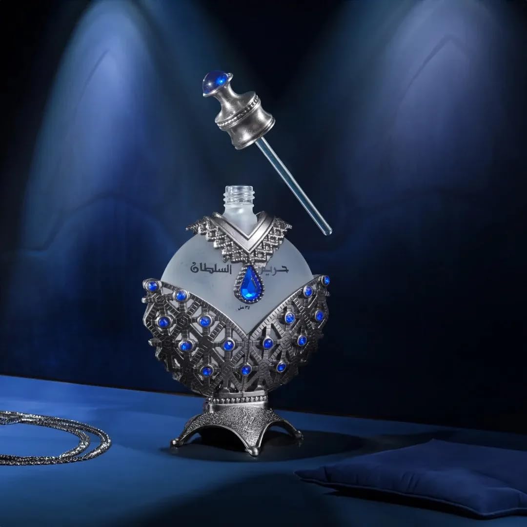 Khadlaj Hareem Al Sultan Blue Concentrated Perfume Oil for Unisex, 1.18 Ounce