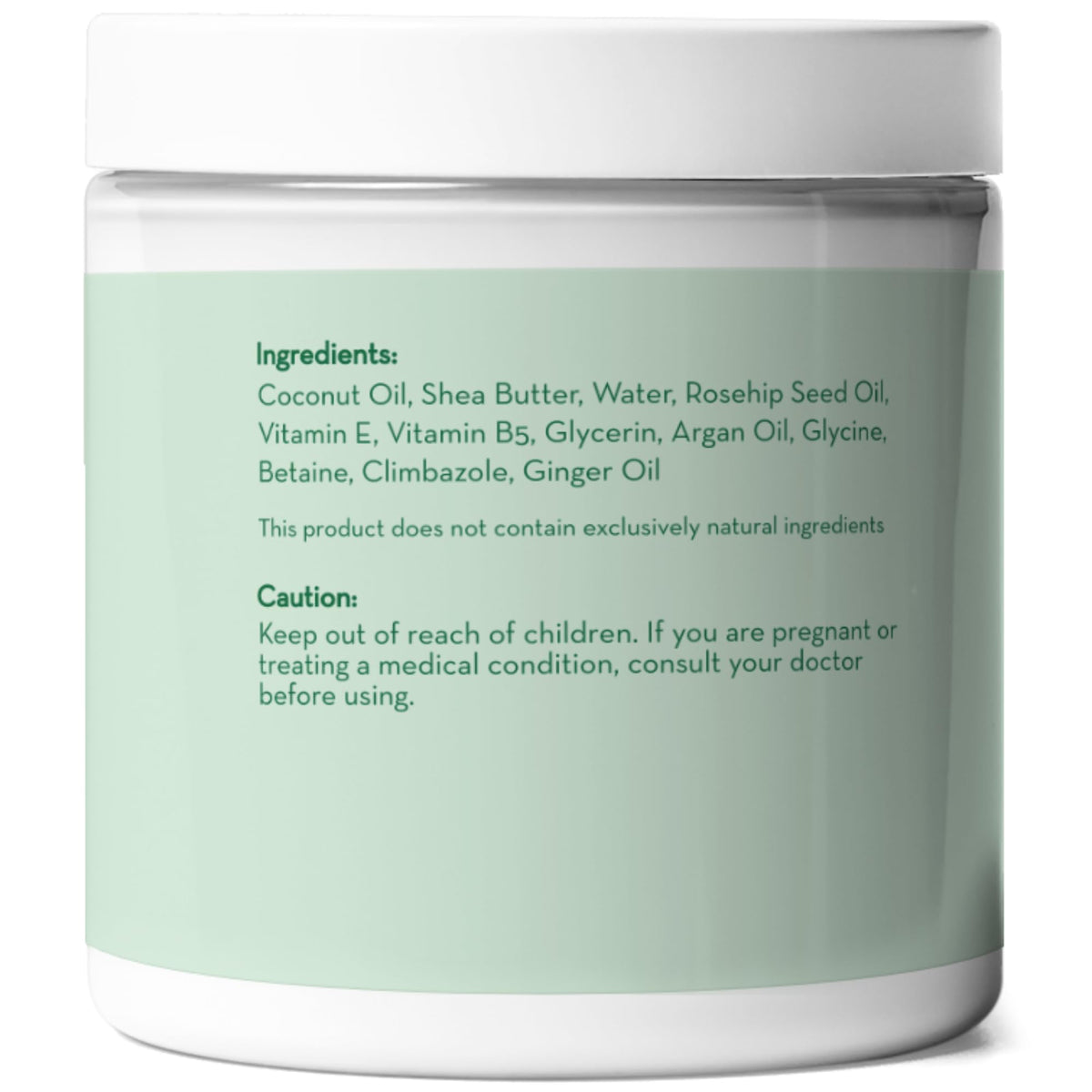 Pure Body Naturals Coconut Oil Hair Mask, Deep Conditioning Hair Treatment for Dry Damaged and Color Treated Hair, Sulfate Free Hair Conditioner, Moisturizes, Repairs, 8.8 Fl Oz