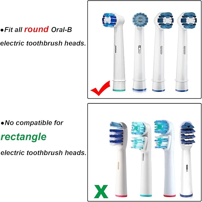 Toothbrush Cover for Oral-b, Electric Toothbrush Replacement Heads Cover for Home and Travel (6 Pcs)