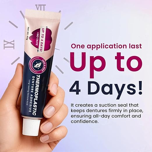 Thermoplastic Denture Adhesive,Lasts for 4 Days Give a Brush (2)