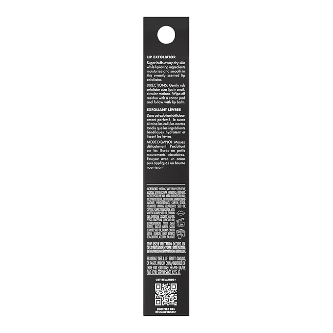 e.l.f. Lip Exfoliator, Moisturizing Scented Lip Scrub For Exfoliating & Smoothing Lips, Infused With Jojoba Oil, Vegan & Cruelty-free, Coconut