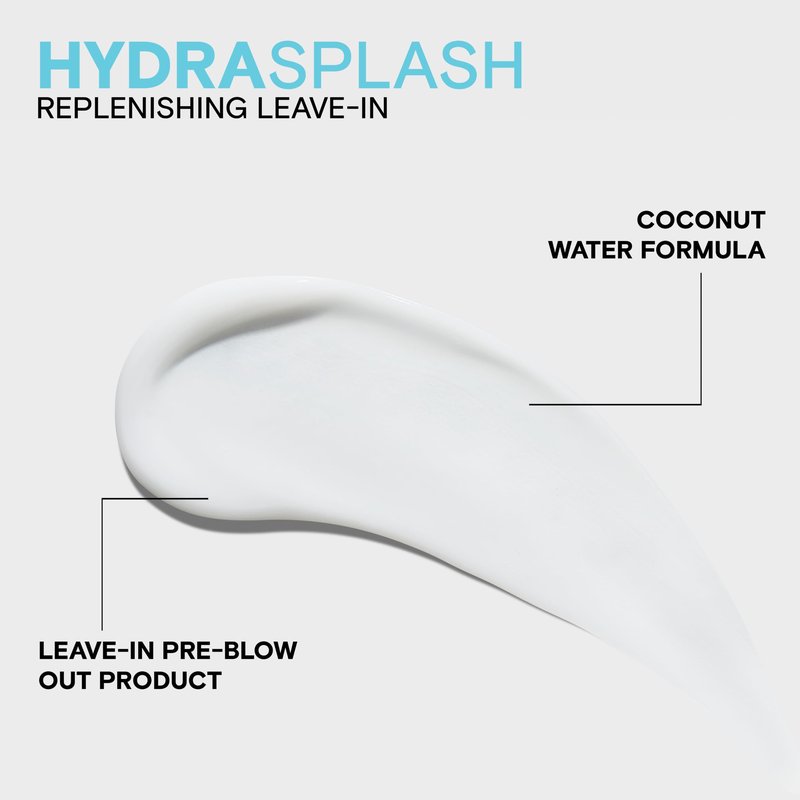 Joico HydraSplash Replenishing Leave-In | For Fine, Medium, Dry Hair | Boost Shine & Softness | Tame Frizz & Hydrate | With Sea Kelp & Coconut Water | 3.38 Fl Oz
