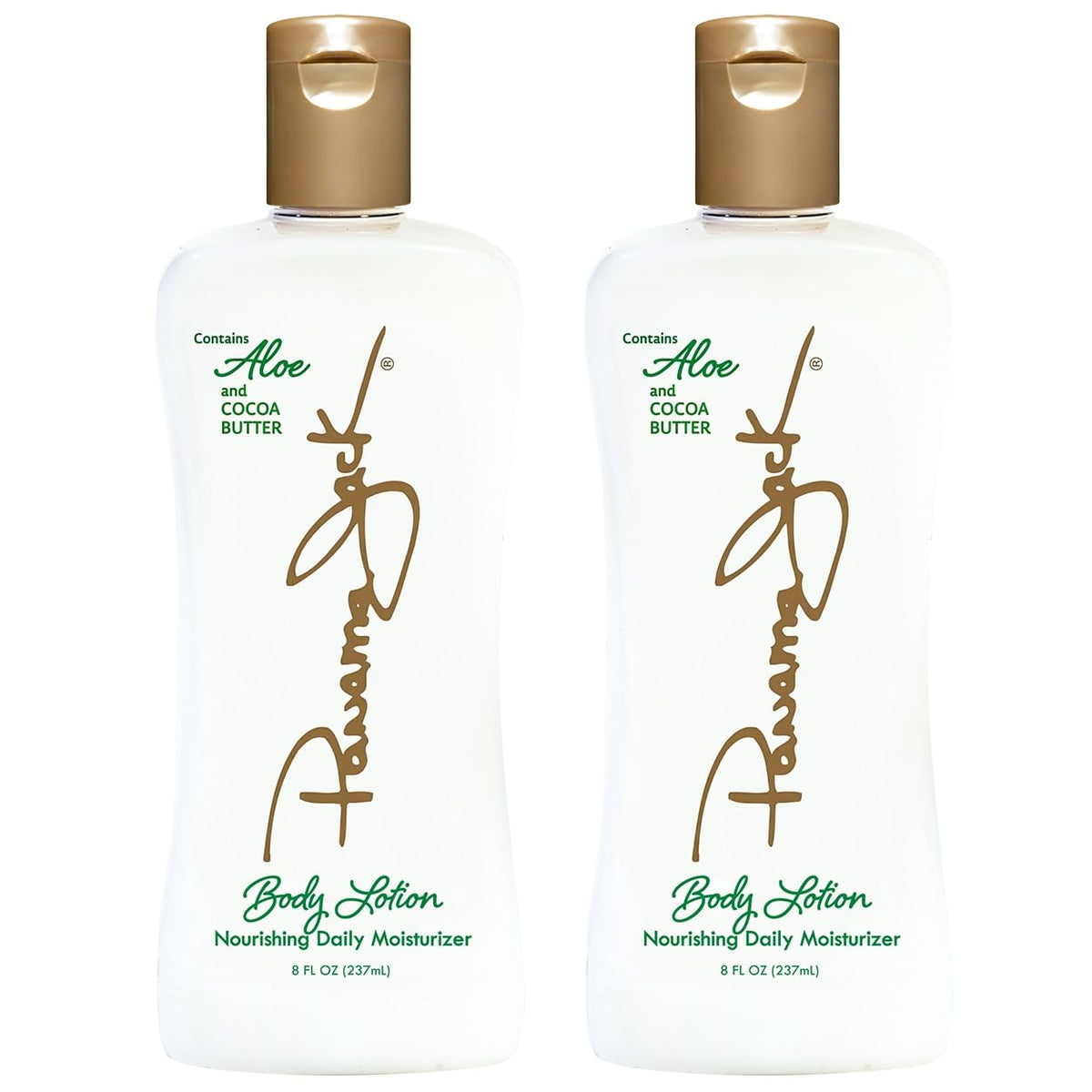 Panama Jack Aloe Moisturizer Lotion - After Sun Daily Skincare, Contains Aloe, Cocoa Butter, Olive Oils with Vitamin E, 8 FL OZ (Pack of 2)
