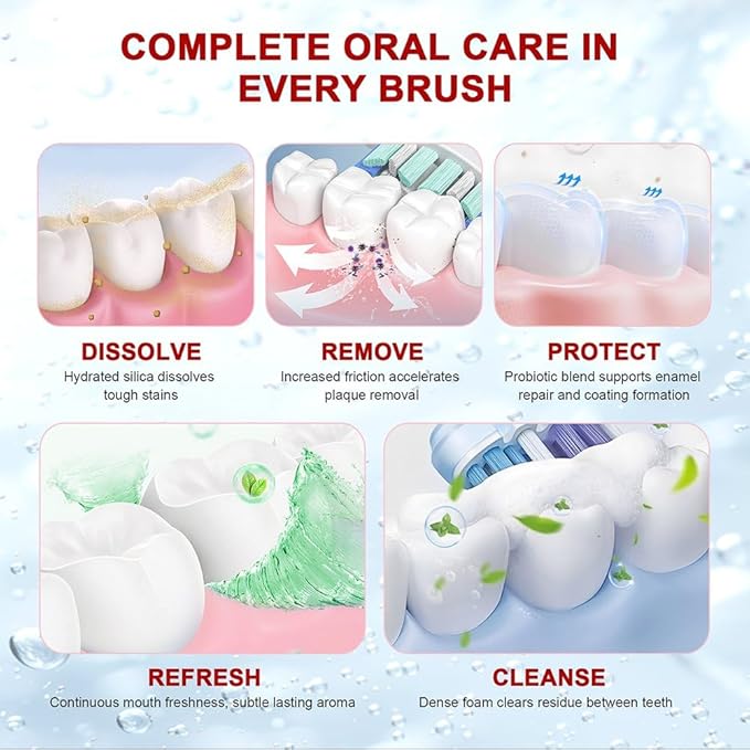 SP 6 Probiotic Whitening Toothpaste - Upgraded Probiotic Formula - Brighten Your Smile & Strengthen Oral Health