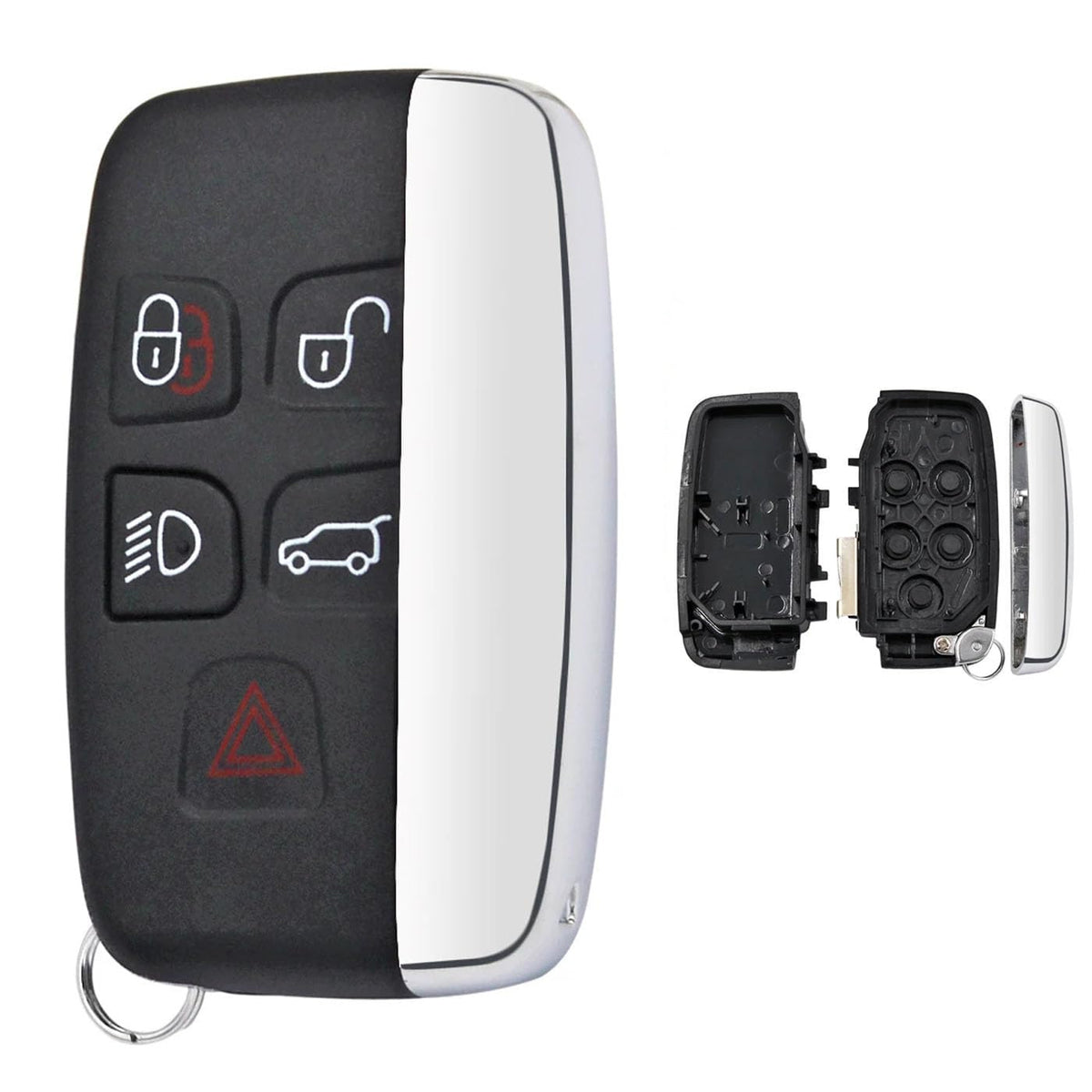 Replacement Key Fob Shell Case Fits for Land Rover Range Rover Sport Evoque LR4 LR2 Jaguar XJ XF XK F-Type F-PACE XE 2012-2018 K