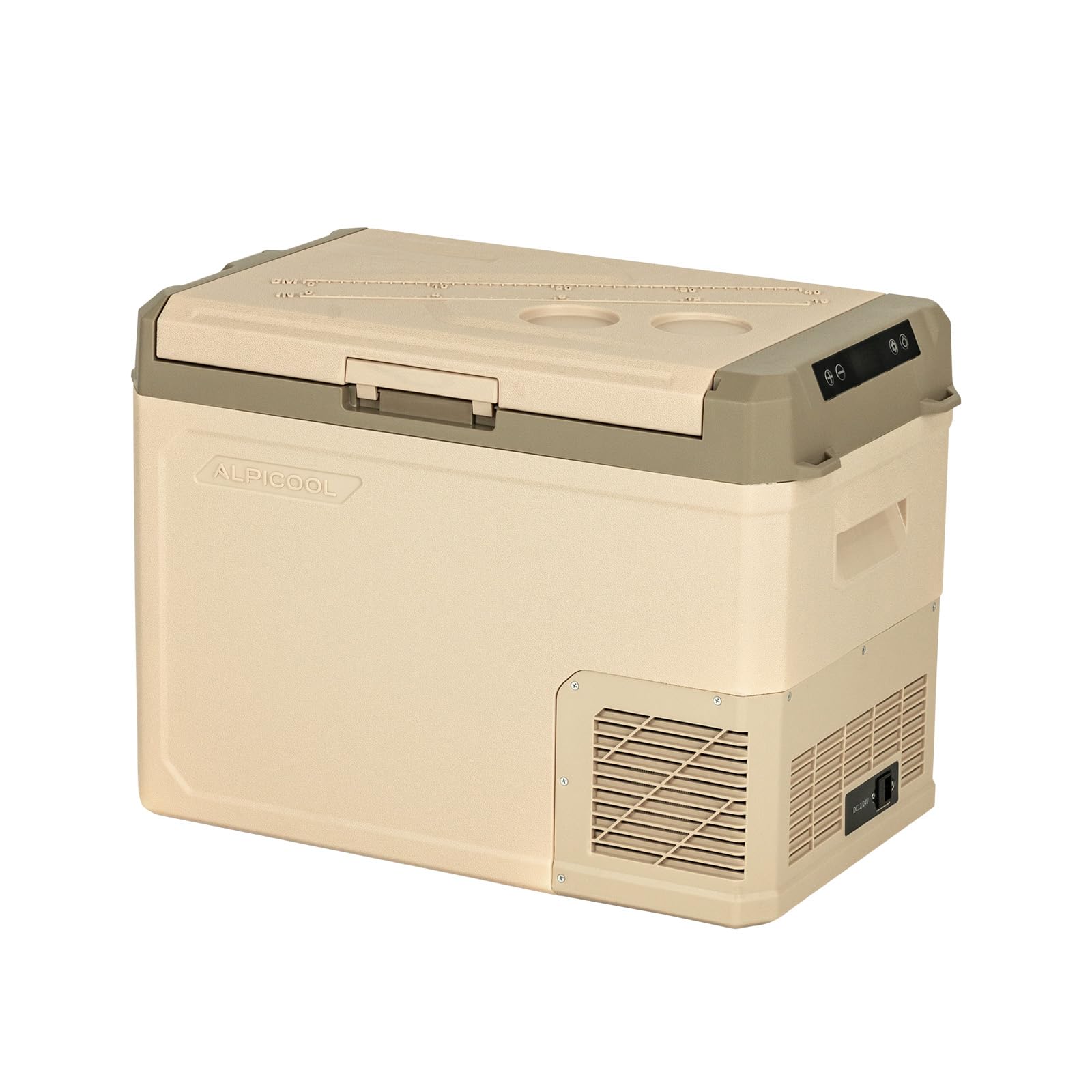 Alpicool 39 Quart GE40 Portable Car Refrigerator,12 Volt Car Freezer, Fast Cooling Fridge, with 12/24V DC and 100-240V AC for Ou