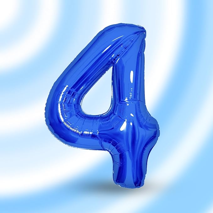 Number Balloons Navy Blue Balloons - Giant Number 10 Balloon, 10 20 30 40 50 Numbers Balloon Birthday Decorations, Blue Party Supplies for Boy Men