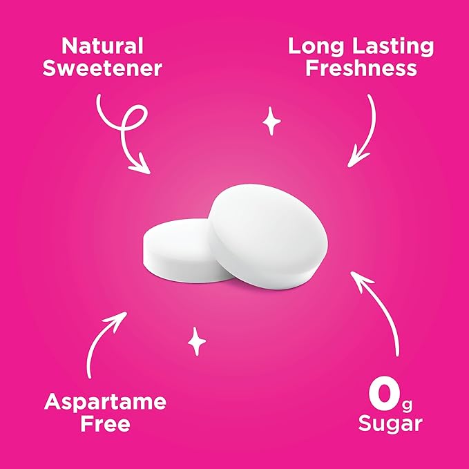 PUR Mints | Aspartame Free Mints | Made with Xylitol | Sugar Free, Vegan, Gluten Free & Keto Friendly | Natural Flavored Mints, Variety Pack, 30 Pieces (Pack of 5)