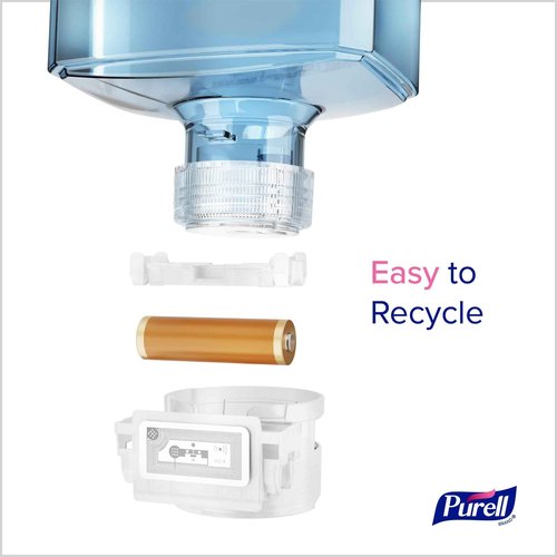 PURELL HEALTHY SOAP with CLEAN RELEASE Technology Foam, Light Fragrance, 1200 mL Refill for PURELL ES10 Automatic Soap Dispenser (Pack of 2) - 8371-02