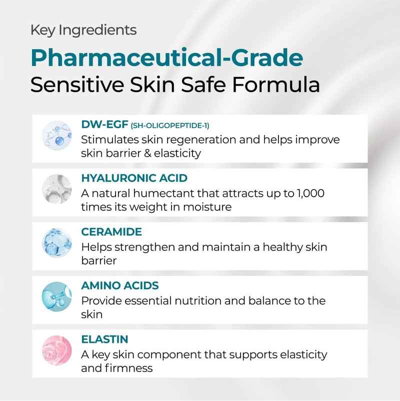 EASYDEW DW-EGF Cream Limited 2.36 oz - Anti-Aging Moisturizer with Human Epidermal Growth Factor & Hyaluronic Acid Collagen to Rejuvenate & Regenerate Cells, Softer Skin, Light weight Refreshing Cream