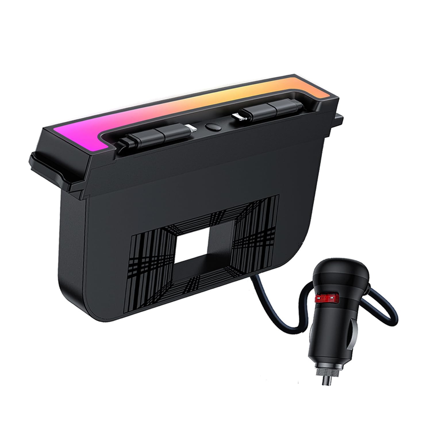 Vellhezy USB Hub for Tesla Model Y Juniper 2025-2026 & Model 3 Highland 2024-2025 Accessories, 120W USB-C Fast Charging with Ret