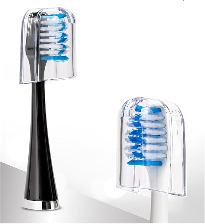 Compatible for AquaSonic Duo Series Replacement Toothbrush Heads for & Home Dental Center(10pcs White)