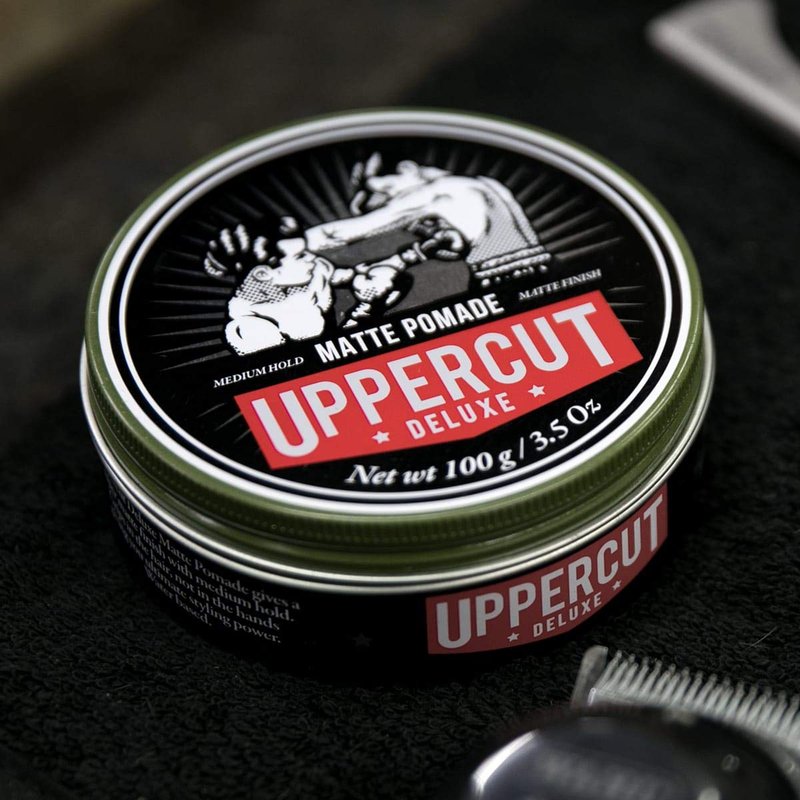 UPPERCUT DELUXE Matte Pomade for Men – Medium Hold, No Shine, Water-Based Hair Styling Cream, Easy Wash Out, Natural Matte Finish, 3.5 oz / 100 g (2-PACK)