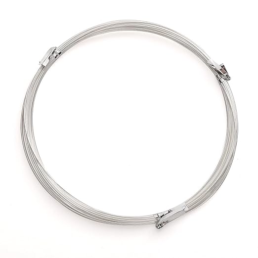 Silver Plated Wire 0.6mm 5 Meters Bead Cord for Bracelet Necklace Charm Beading Jewelry Making Findings