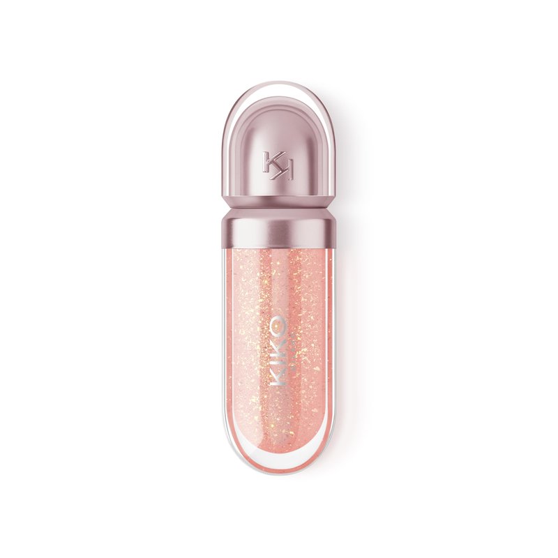 Kiko Milano 3D Hydra Lip Oil – Hydrating, Nourishing, High-Shine Lip Treatment, Non-Sticky, Moisturizing Formula with Vitamin E – 02 Atomic Orange – 6.5ml