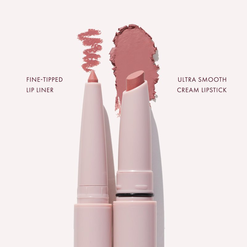 Wander Beauty Women's Lipsetter Dual Lipstick & Liner, Bohemian Blush, Pink, 1 Count