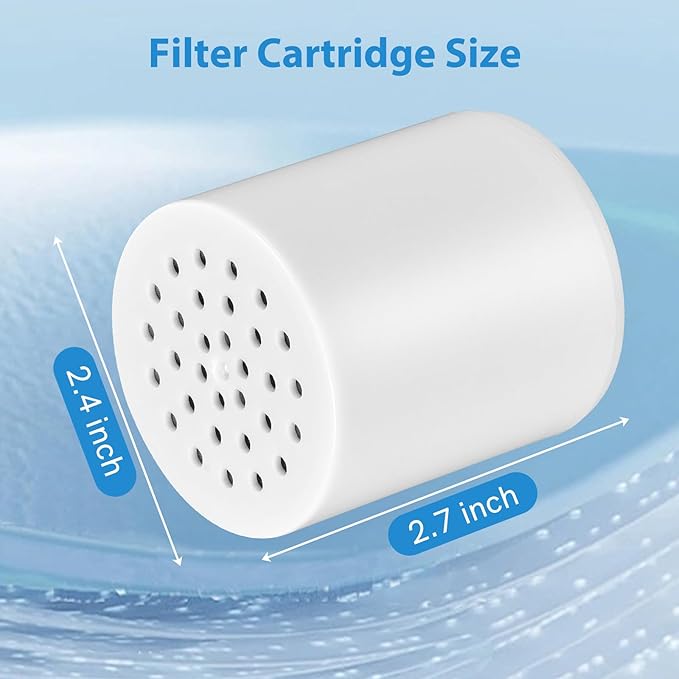 Shower Filter Replacement Cartridge 20 Stage,High Output SF100, SF220 Shower Filters For Hard Water,Universal Replacement Cartridge,Waters Purifier, Shower Water Softener (2 Pack)