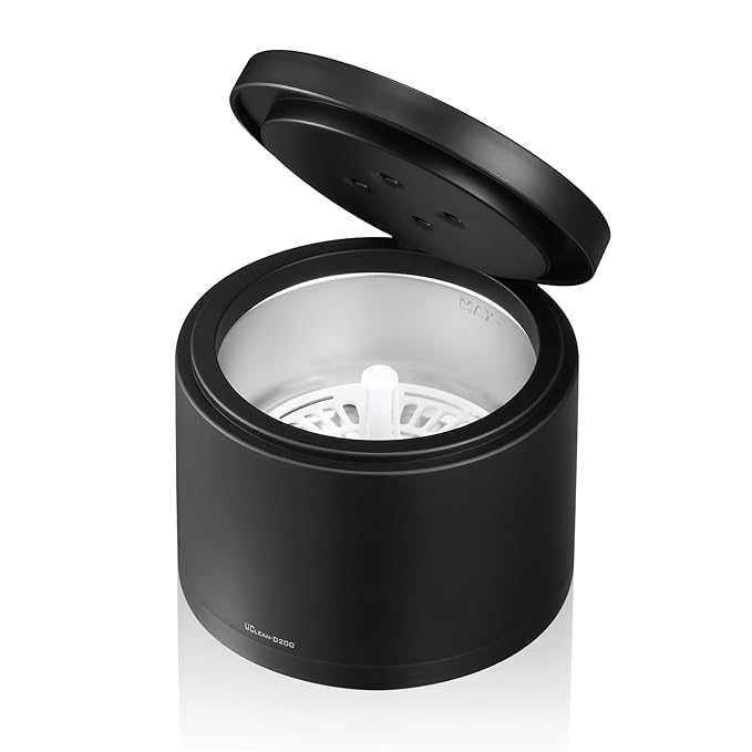 42KHz Ultrasonic Cleaner with U-V Light - Professional Jewelry, Denture, Watch Cleaning Machine, 250ML Capacity, Digital Touch Control, 3/5/10 Min Timer, Waterproof Design