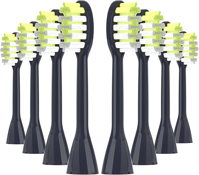 One Series Replacement Toothbrush Heads Pisonicleara Compatible with sonicare Philips One Series BH1022/03 HY1100/02 HY1102 (8-pc) Battery Brush, Mango Snow White Travel Refill (one-Blue)