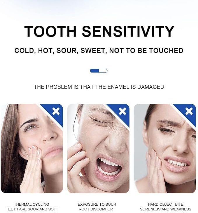 7.5% Hydroxyapatite Toothpaste 2 Pack, Nano Hydroxyapatite Toothpaste Protects Enamel and Strengthens Teeth, Cleans and Cares for Oral Health, Promotes Freshens Breath,8.46oz