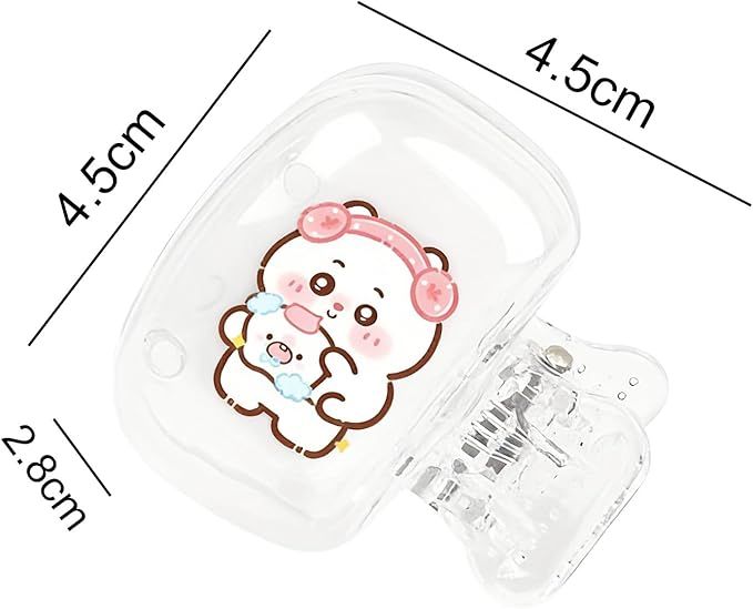 5 Pack Toothbrush Covers,Plastic Toothbrush Protector Cap for Household Travel, Bathroom, Camping (C)