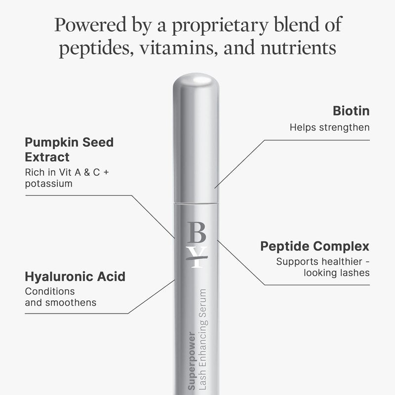 Better Not Younger Superpower Lash Serum (7ml) Lash Conditioner with Peptides, Vitamins & Nutrients - Enhancing Serum for Thicker, Fuller and Longer Lashes - Cruelty-Free