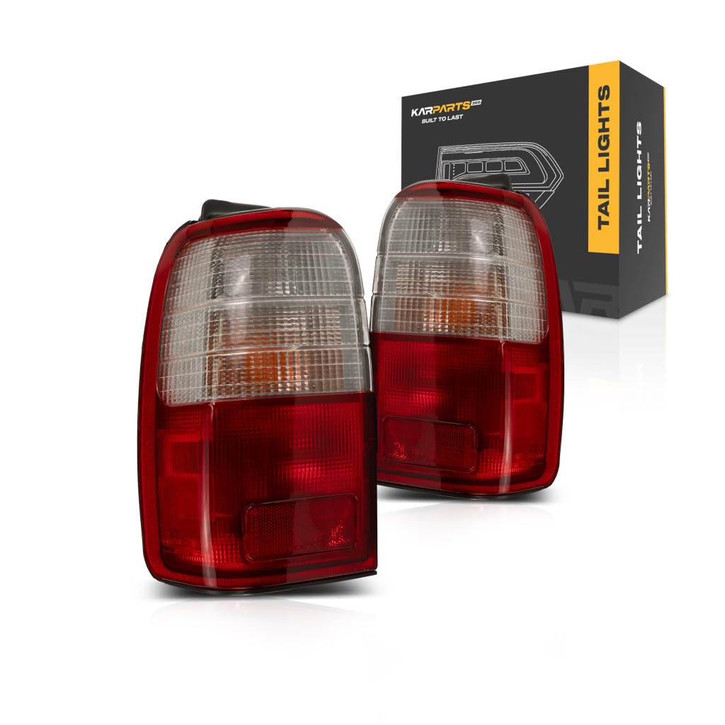 For Toyota 4Runner from 1997 98 99 2000 Tail Light Assembly Driver and Passenger Side Pair w/Painted | TO2800123 | TO2801123 | 8