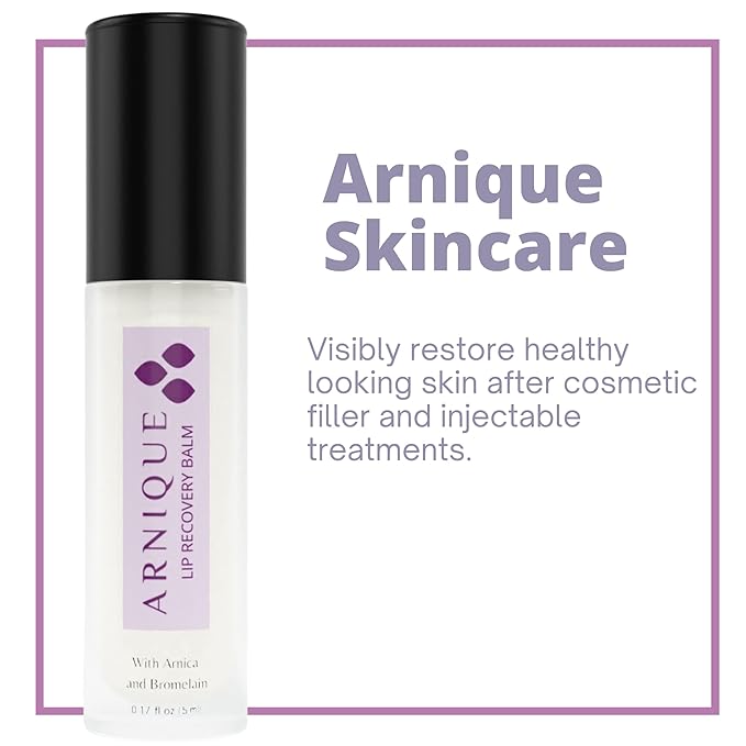 Arnica Lip Balm – Lip Filler Aftercare Balm with Arnica Montana and Bromelain, Soothing Topical Masque for Lip Flip, Injections, and Cosmetic Treatments