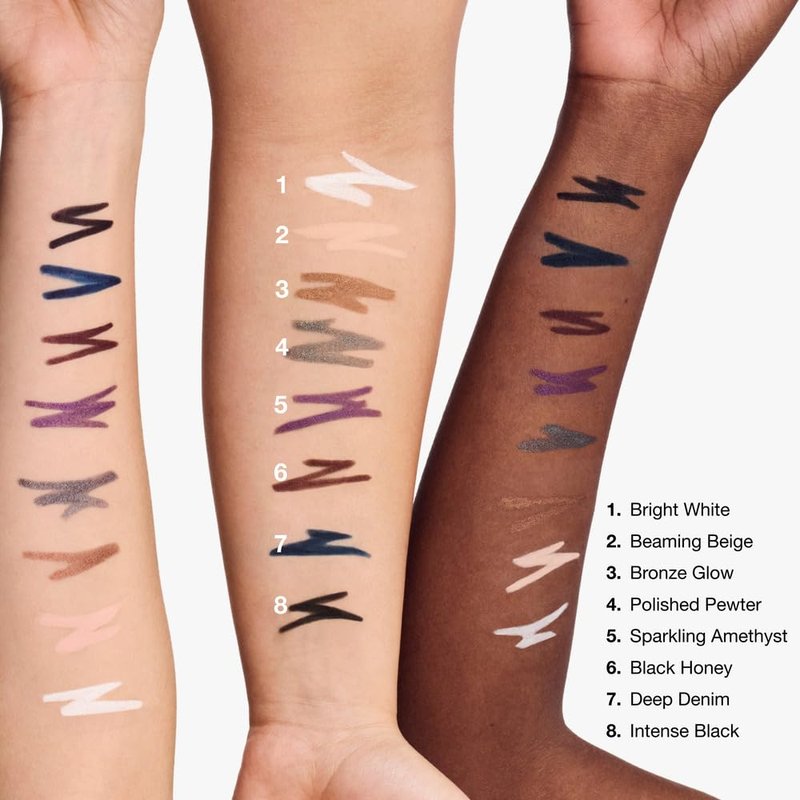 Clinique High impact Gel Tech Eyeliner Pencil | Waterproof, Smudge Resistant + Safe For Sensitive Eyes, Deep Denim