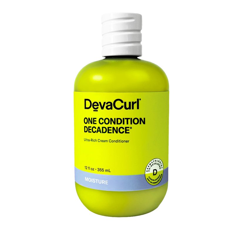 DevaCurl One Condition Decadence Ultra-Rich Cream Conditioner, Green Oasis, 12 fl. oz.